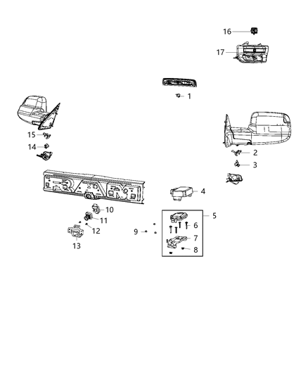 2019 Ram 3500 Pickup Camera System Diagram 4 - Thumbnail