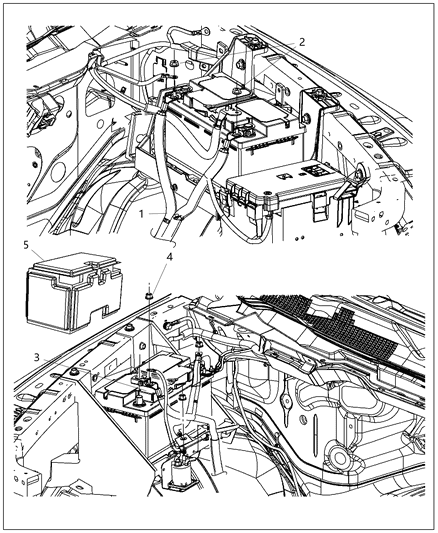 2013 Ram 4500 Sensor Battery Diagram for 4692269AG