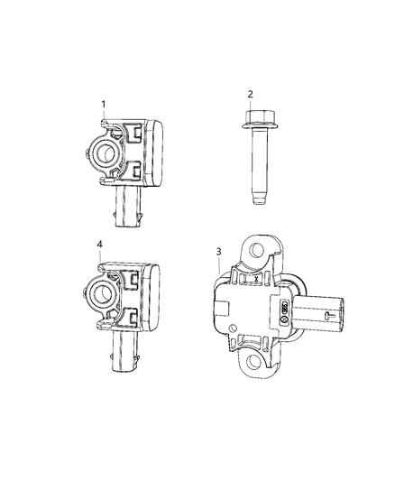 2021 Dodge Durango Sensors - Body Diagram 2 - Thumbnail