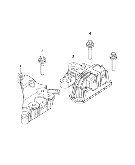 2020 Jeep Renegade Engine Mounting Diagram 18 - Thumbnail