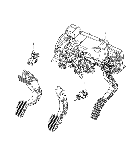 2021 Jeep Compass Switches - Instrument Panel Diagram 4 - Thumbnail