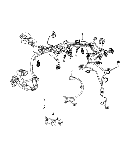 2021 Jeep Wrangler Wiring, Engine Diagram 3 - Thumbnail