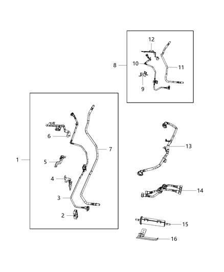 2021 Jeep Wrangler Emission Control Vacuum Harness Diagram 3 - Thumbnail