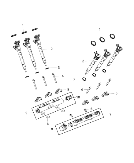 2017 Ram 1500 Fuel Rail Diagram 1 - Thumbnail