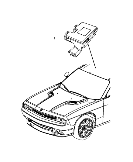 2009 Dodge Challenger Compass Diagram for 1HT94XDVAA