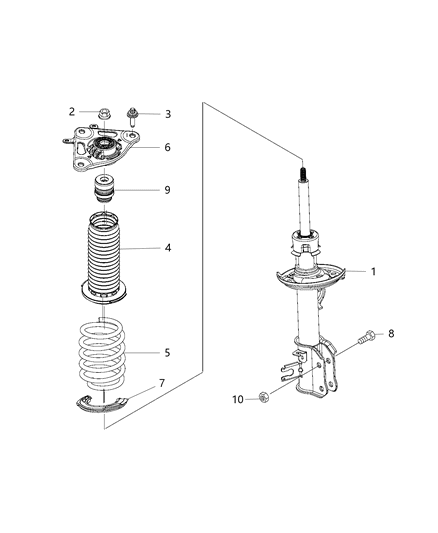 2015 Jeep Renegade Suspension - Rear Diagram 2 - Thumbnail
