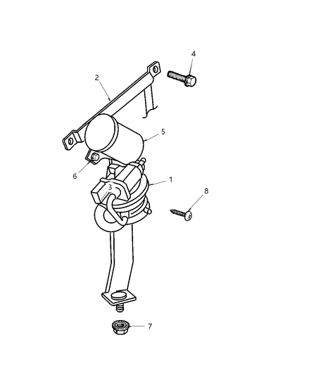 2000 Dodge Ram 2500 Regular Cab Leak Detection Pump Diagram
