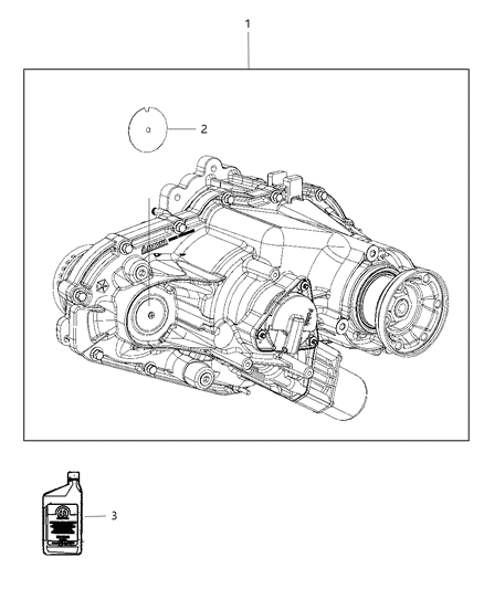 2011 Dodge Durango Transfer Case Assembly & Identification of Manual Transmission Diagram
