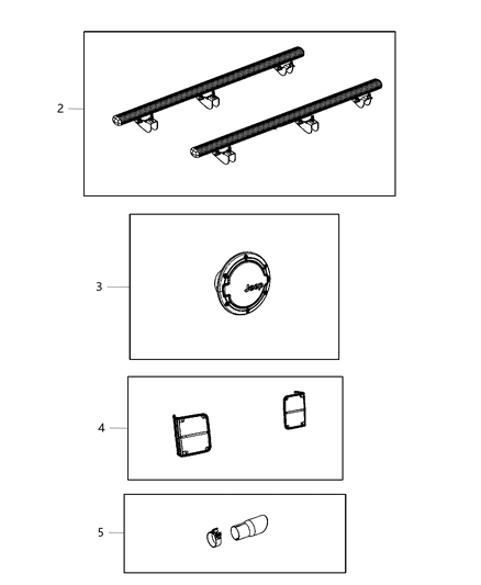 2013 Jeep Wrangler Chrome Package Diagram 2 - Thumbnail