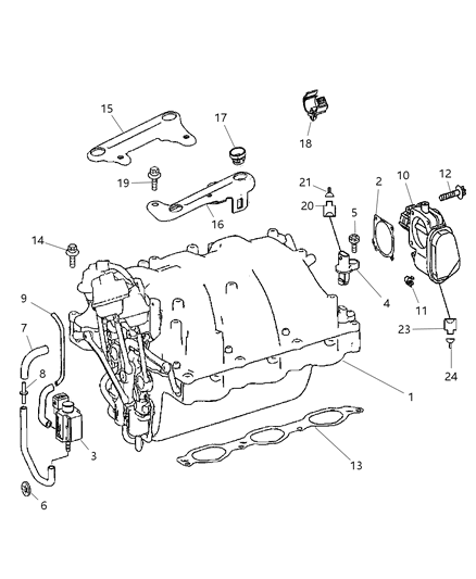 2007 Dodge Sprinter 3500 Terminal Diagram for 5138911AA