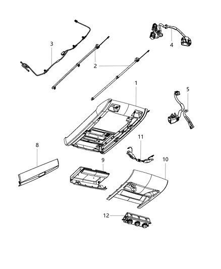 2013 Ram C/V Overhead Console Diagram 3 - Thumbnail