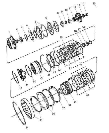 2006 Dodge Caravan Gear Train Diagram 1 - Thumbnail