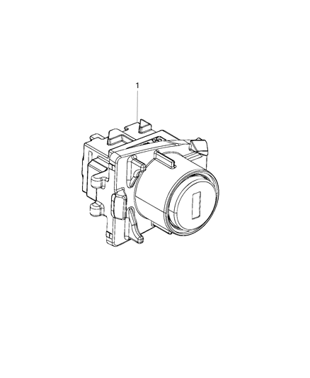 2020 Jeep Gladiator Front Door Lock Cylinders & Related Parts Diagram
