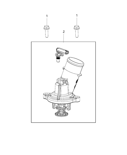 2017 Ram 5500 Thermostat & Related Parts Diagram 1 - Thumbnail