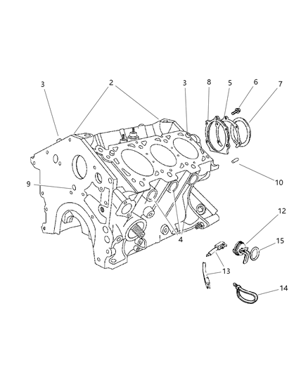 1997 Dodge Intrepid Cylinder Block Diagram 2 - Thumbnail