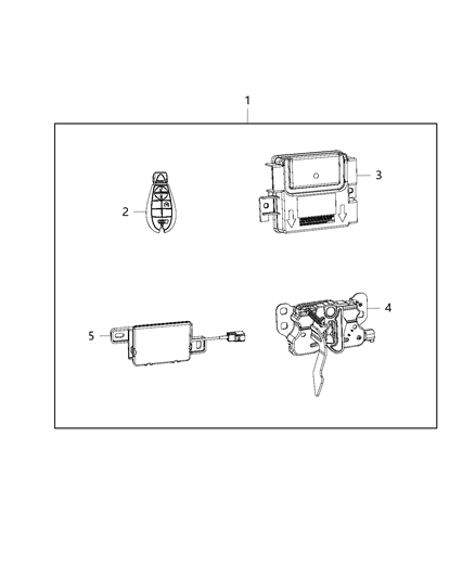 2015 Ram 1500 Remote Start Complete Diagram for 82214424