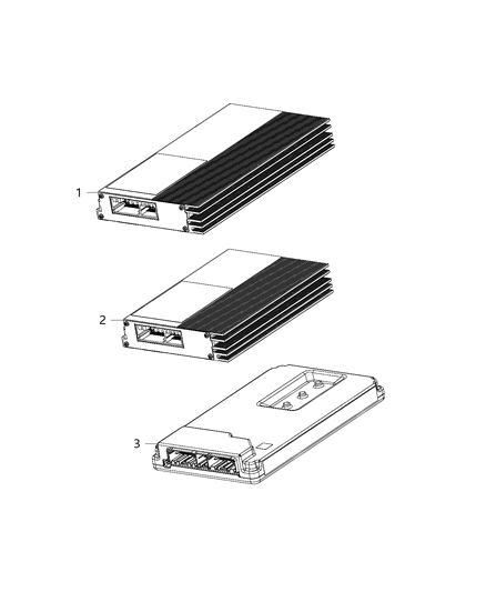 2020 Dodge Challenger Speakers, Amplifier And Sub Woofer Diagram 1 - Thumbnail