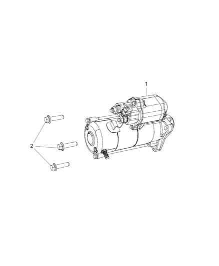 2017 Ram 2500 Starter Diagram 2 - Thumbnail