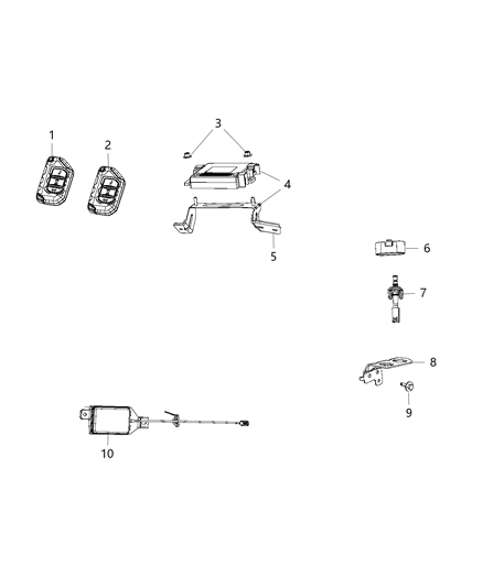 2018 Jeep Wrangler All-new Model Remote Start of Electrical Diagram
