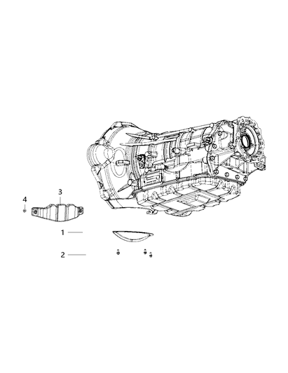 2020 Ram 3500 Pickup Mounting Covers And Shields Diagram 2 - Thumbnail