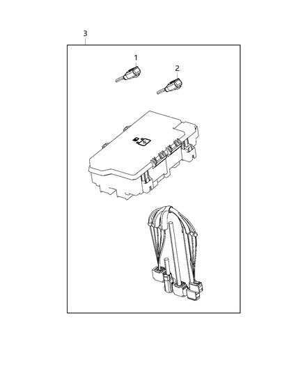 2019 Ram 5500 Center, Power Distribution Diagram 1 - Thumbnail