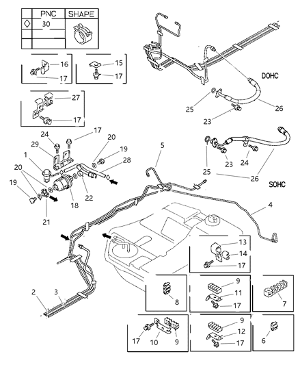 1997 Dodge Avenger Fuel Lines Diagram