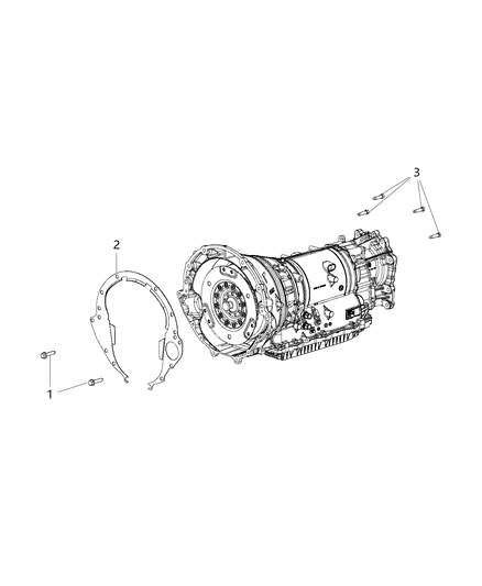 2020 Dodge Durango Mounting Hardware Diagram 1 - Thumbnail