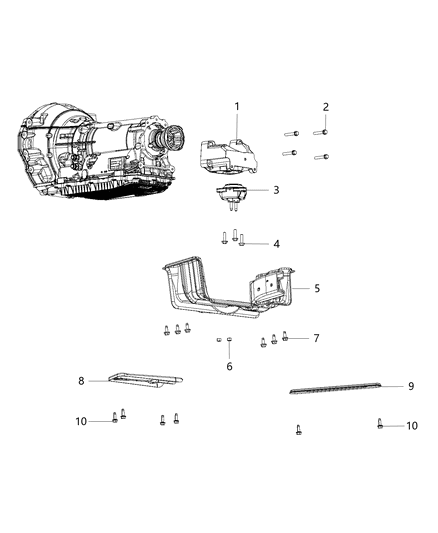 2020 Dodge Durango Mounting Support Diagram 3 - Thumbnail