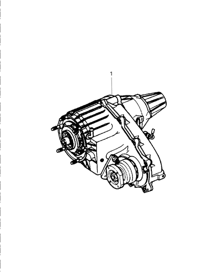 2008 Dodge Durango Transfer Case Assembly & Identification Diagram 2 - Thumbnail