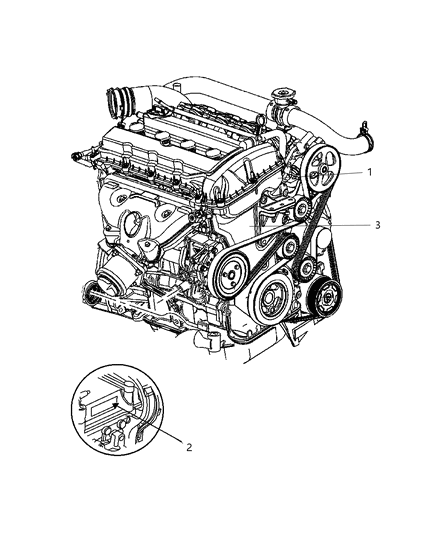2014 Dodge Journey Engine Assembly & Service Diagram 3 - Thumbnail