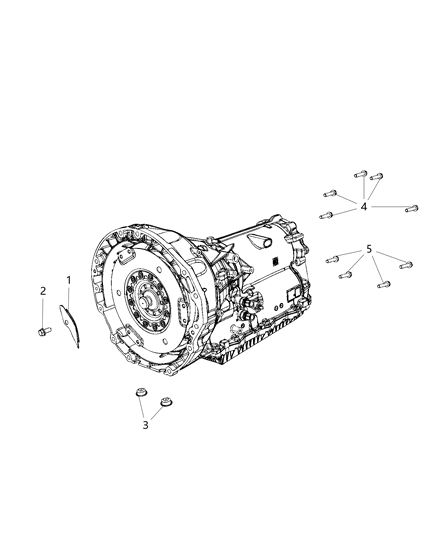2020 Ram 1500 Classic Mounting Hardware Diagram 3 - Thumbnail
