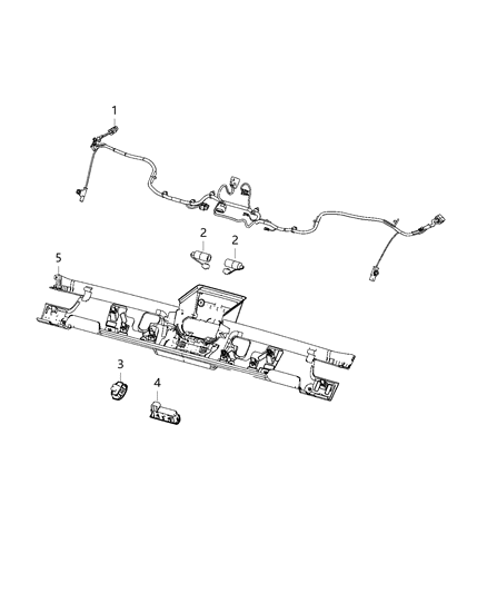 2021 Jeep Wrangler Audio Microphone Diagram 3 - Thumbnail