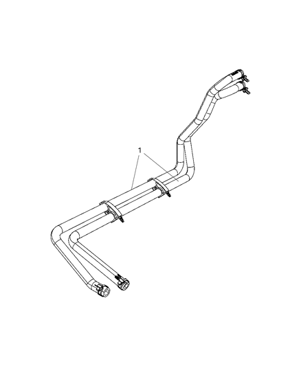 2009 Dodge Ram 3500 Cab Chassis Heater Plumbing Diagram 1 - Thumbnail