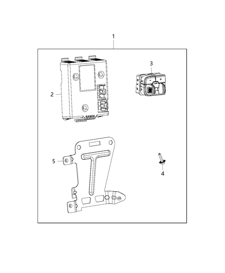 2018 Ram 3500 Cab Chassis Electronic Trailer Brake Kit Diagram