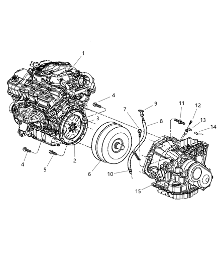 2002 Dodge Stratus Sensor Crankshaft Diagram for 4609153AC
