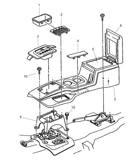 1998 Jeep Grand Cherokee Base (P.A.R.) Diagram for 5DY05SC3