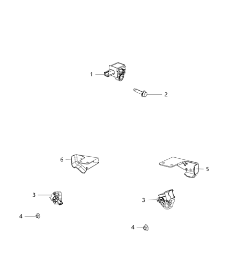 2021 Jeep Wrangler Sensors - Body Diagram 3 - Thumbnail
