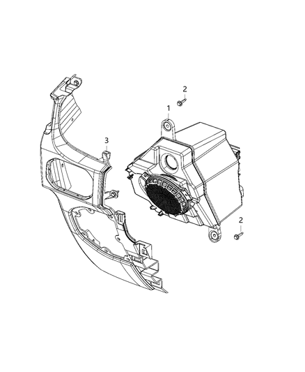2021 Jeep Wrangler Speakers, Amplifier And Sub Woofer Diagram 5 - Thumbnail