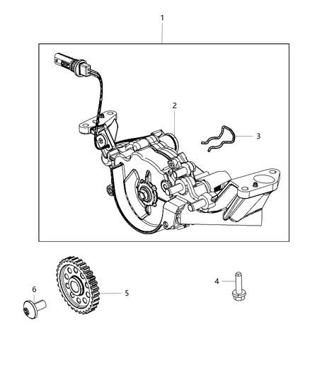 2021 Jeep Cherokee Engine Oil Pump Diagram 2 - Thumbnail