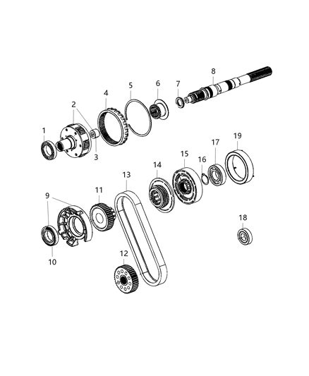 2020 Ram 3500 Cab Chassis Gear Train Diagram 2 - Thumbnail