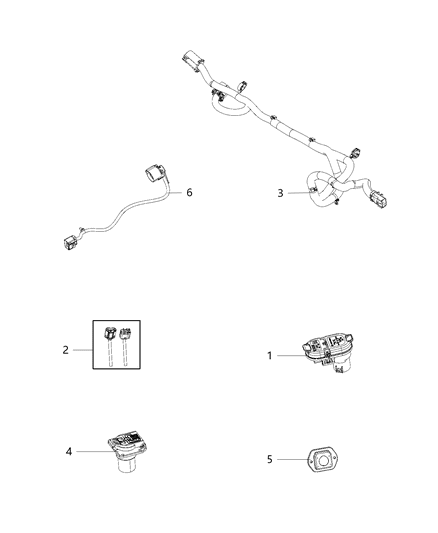 2016 Ram 2500 Wiring - Chassis & Underbody Diagram 3 - Thumbnail