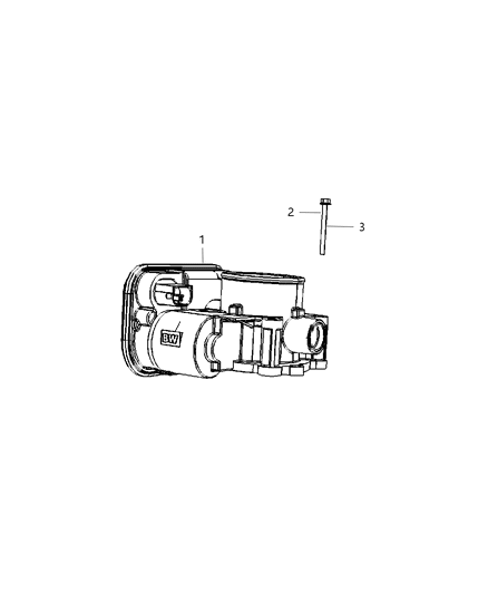 2010 Chrysler Sebring Throttle Body Diagram 3 - Thumbnail
