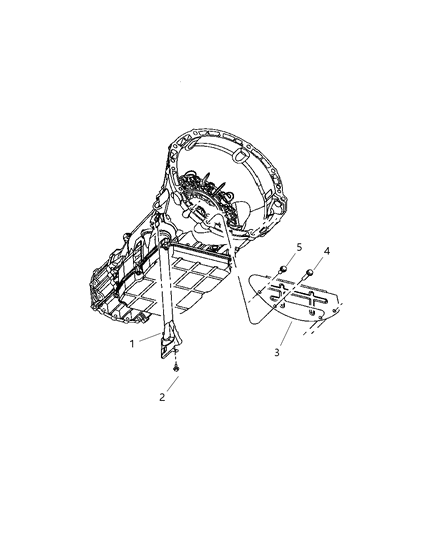 2006 Jeep Commander Dust & Heat Shield Diagram