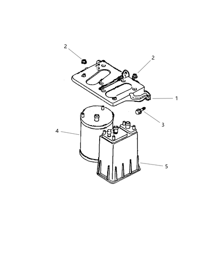 2002 Dodge Ram 3500 Regular Cab Vacuum Canister Diagram