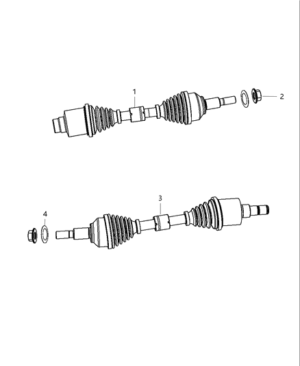 2011 Dodge Journey Shaft , Axle Diagram 2 - Thumbnail