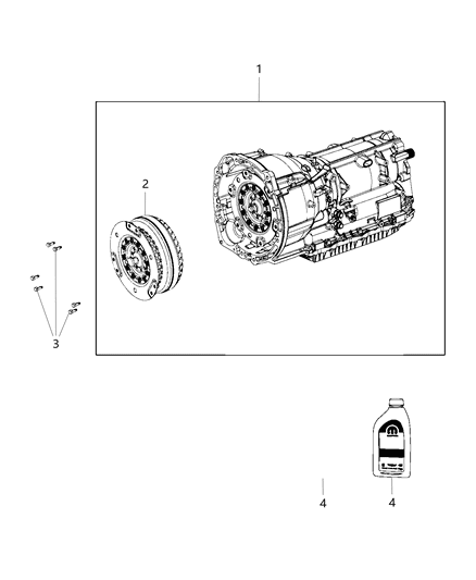 2021 Jeep Wrangler Transmission / Transaxle Assembly Diagram 2 - Thumbnail
