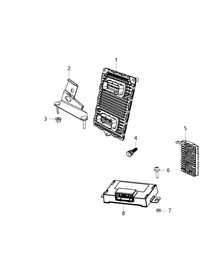 2015 Chrysler 300 Plug Noise Diagram for 68068411AA