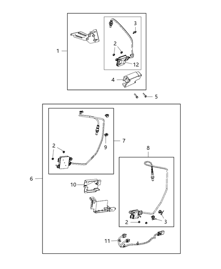 2014 Jeep Grand Cherokee Sensor Particulate Matter Diagram for 68146140AC