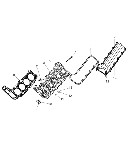 2006 Jeep Commander Cylinder Head Diagram 2 - Thumbnail