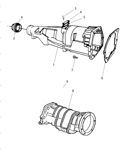 1999 Dodge Ram 3500 Regular Cab Extension Diagram 3 - Thumbnail